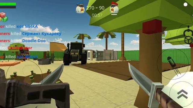 КОТ MICа ИГРАЕТ В ЧИКЕН ГАН!!!!!