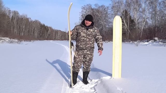 Ичиги как обувь для охотника и лыжи с камусом от компании Поскряков. смотреть онлайн