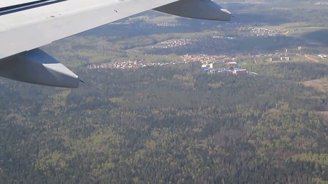 Заход на посадку в Шереметьево: канал им. Москвы, Пяловское и Клязьминское вдхр. смотреть онлайн