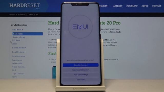 Как войти в РЭКАВЭРИ Huawei Mate 20 PRO — Режим восстановления смотреть онлайн