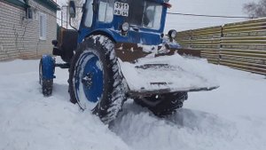 Небольшая поломка перед выездом. Работа на тракторе МТЗ-50.