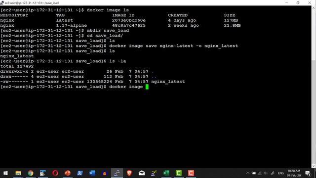 Docker Container Image Save Load Import - Video 6 смотреть онлайн