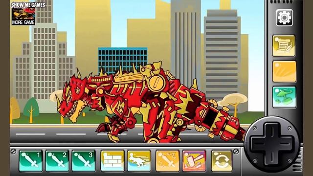 Dino Robot Corps - T-Rex/Shark/Pteranodon/King Kong/Triceratops/Stegosaurus/Megalodon/Euoplocephalu смотреть онлайн