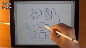 How to draw robot, Как нарисовать робота