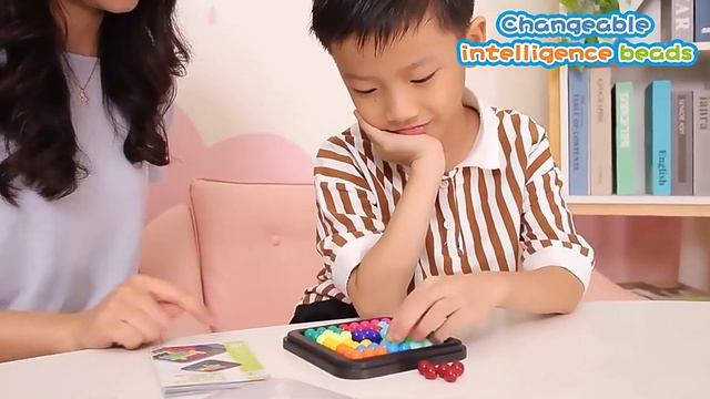 Creative Geometric Logic Magic Bead Desktop Game Family Interactive Training IQ Puzzle Board Game смотреть онлайн