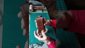 Ключница из кожи буттеро.