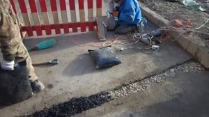ремонт асфальтового покрытия (холодный асфальт)