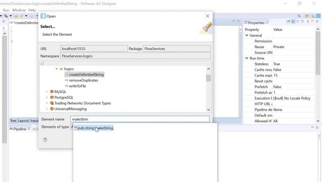 Flow Service to build a delimited string from a String List | webMethods смотреть онлайн