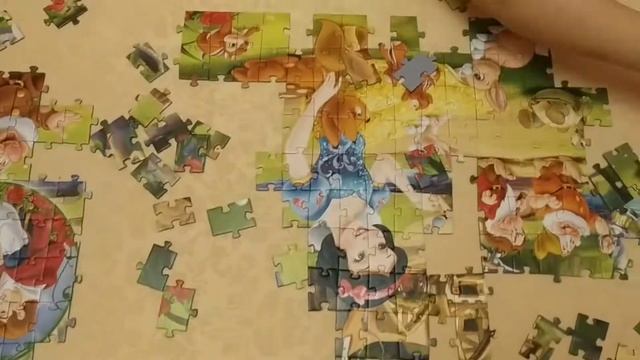 " Белоснежка и семь гномов" пазл , 200 элементов смотреть онлайн