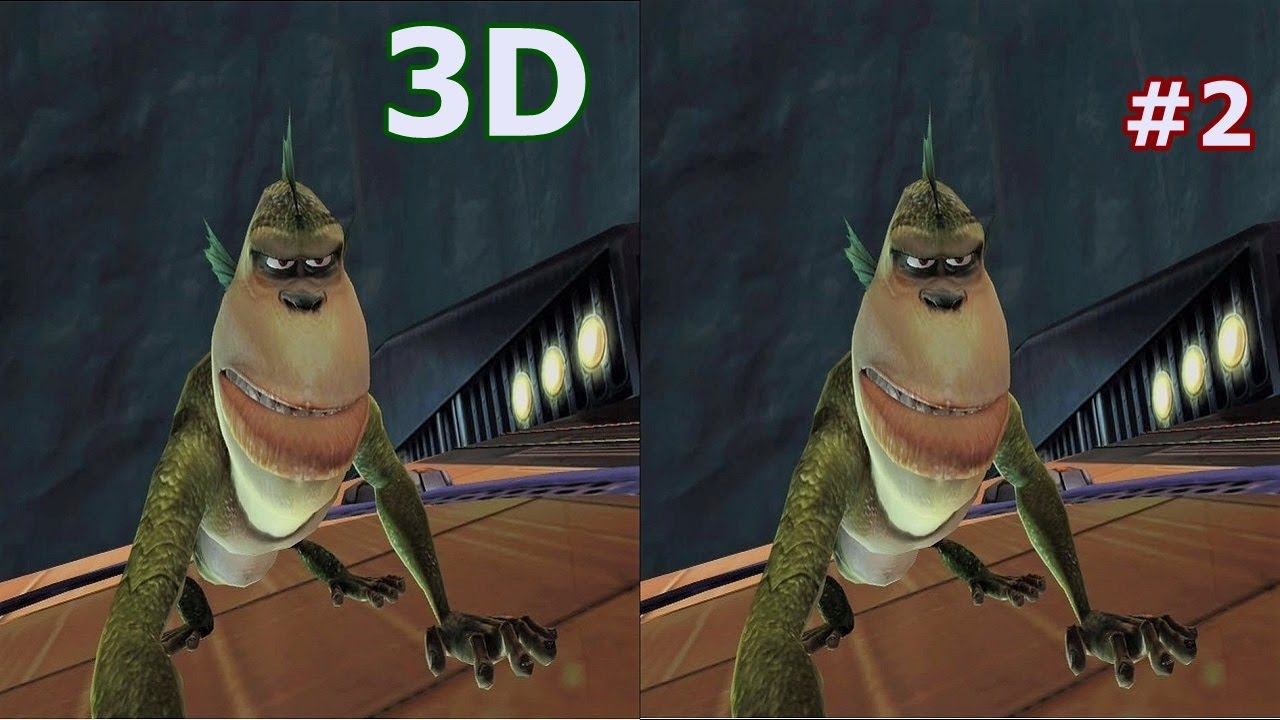Monsters vs Aliens 3D video SBS VR box google cardboard 2 смотреть онлайн