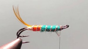 Вязание мушки Лососёвая мушка "Hitch Style".