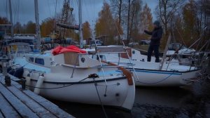 Поднимаем 6 яхт за один день! Подготовка, спуск мачты и подъем мачт краном на зимовку в яхт-клубе.