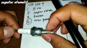 Arti kode busi NGK CPR6EA-9