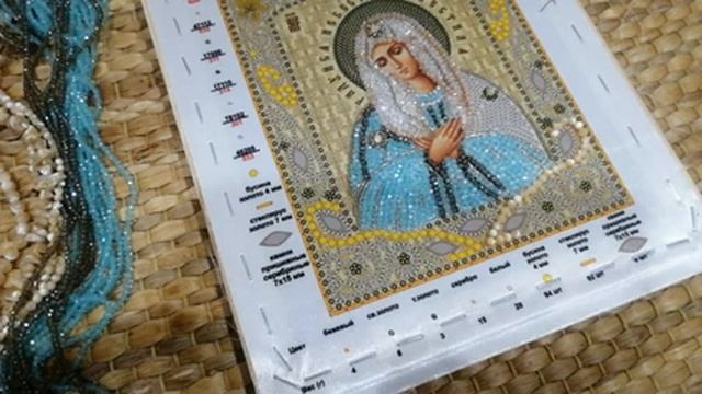 ВЫШИВАЛЬНЫЙ ПРОЦЕСС. БОГОРОДИЦА УМИЛЕНИЕ В ХРУСТАЛЕ С ПЕРЛАМУТРОМ. +УРОК МК "ЦВЕТОК ИЗ ТРУНЦАЛА" смотреть онлайн
