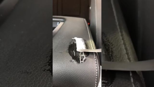 Исправление трещин на кожаном сиденье лайфхаки смотреть онлайн