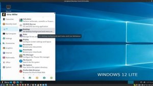 Windows12 Installation and setting up the desktop with Gimp Tutorial