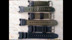 Замена и сравнение нейлонового и силиконового ремешка на Casio SGW-100 | #Обзор