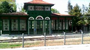 В электричке Кисловодск - Минеральные воды. Станция "Минутка". СКЖД