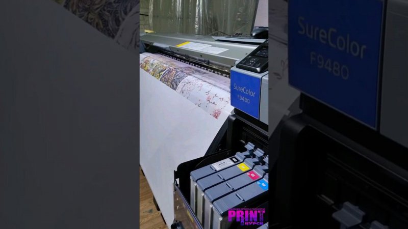 Сублимационный принтер Epson SC-F9480H #epson #shortsyoutube #shortsvideo #сублимация