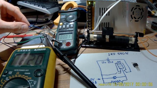 Тестируем IRF540N test at 12V 33A транзисторы из Китая. Фэйк или настоящие? смотреть онлайн