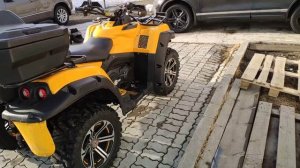 Русская механика рм-650. Забрали моего желтого друга, планы на покупку нового квадроцикла.