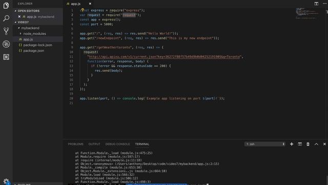 How To Connect React To A Backend (Express.js) - React for beginners #7 смотреть онлайн