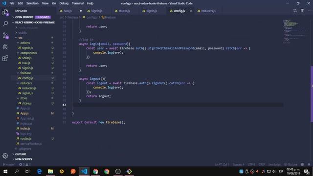 React Hooks / Redux Hooks / Firebase / Auth #3 ( Firebase, Navigation and Auth ) смотреть онлайн