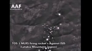 ТОС-1А «Солнцепек» испепеляет боевиков в горах Латакии