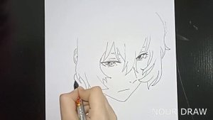 How To Draw Dazai | Step by Step | Bungou Stray Dogs