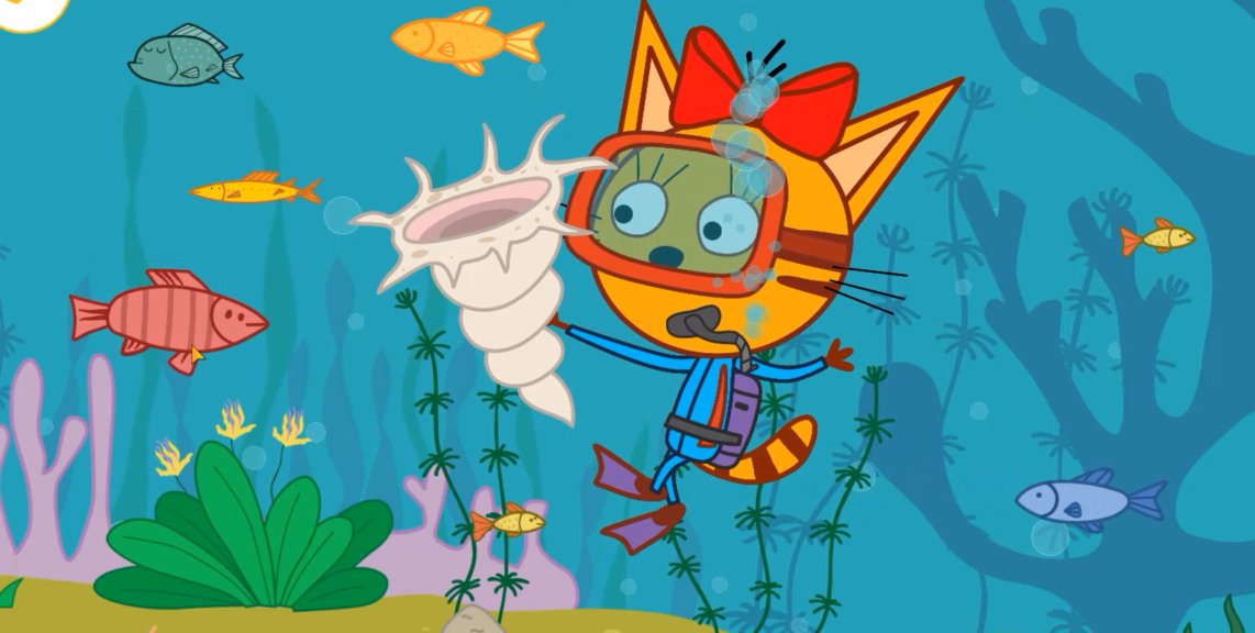 Три кота 11. Увлекательная раскраска с анимациями! смотреть онлайн