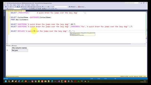 SQL Server String Functions Part 3 | with examples | Urdu - Hindi #38