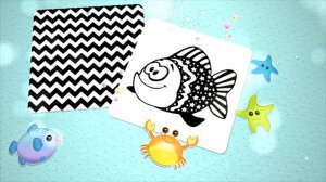 Чёрно-белые карточки для новорожденных