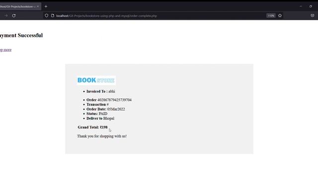 Bookstore | E-Commerce Web Application Using PHP and MySQL #phpprojecrs #miniprojects #cseprojects
