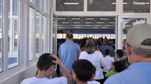 Открытие нового  спортивного комплекса имени легендарного борца Сали-Сулеймана. с.Нижнее Казанище.