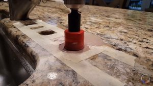 How to drill a hole in Granite Countertop. Сверлить гранит это легко