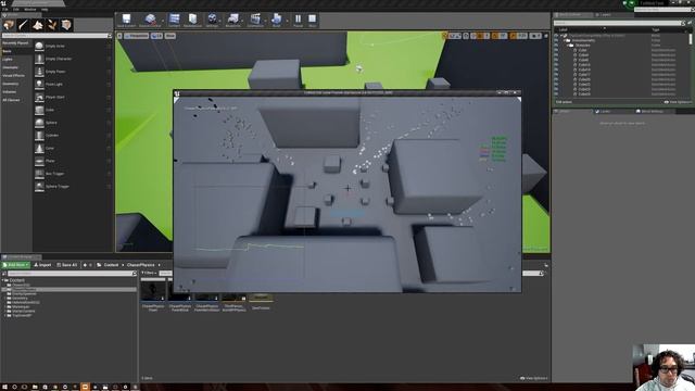 Hangry Bunnies From Mars - UE4 - Massive Enemy Count - Physics vs AI Locomotion Costs - Pt 2 смотреть онлайн