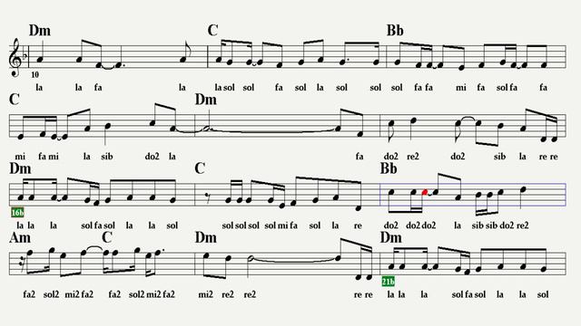 YALNIZLIĞIN ÇARESİNİ  BULMUŞLAR-Dm-P.Along-:GuitarKeyboardFluteViolinMelodicaUkuleleRecorde