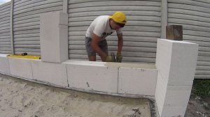 ГАРАЖ СВОИМИ РУКАМИ, ЗА 1000 БАКСОВ ФУНДАМЕНТ, СТЕНЫ И АРМОПОЯС, How to build a garage alone