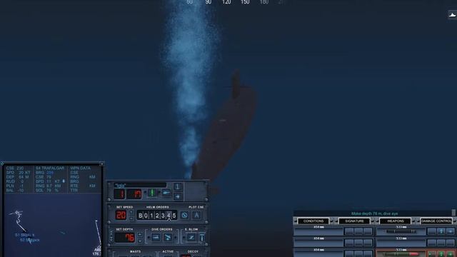 Cold Waters Akula VS NATO Submarines Gameplay DotMod. смотреть онлайн