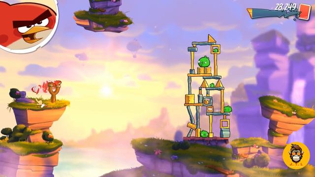 A relentless attack on the pigs and their cronies - AngryBirds 2 Level 12 #AngryBirds2 смотреть онлайн