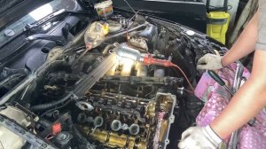 БМВ 3 серии, кузов Е92, N52B25, как мы меняли двигатель.