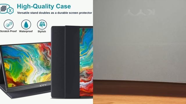 KYY Portable Monitor 15.6'' FHD 1080P USB-C HDMI IPS Display Monitor - Review & Unboxing смотреть онлайн