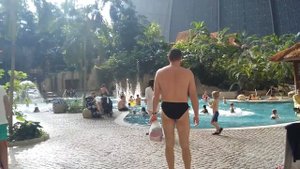 Аквапарк Tropical Islands.Маленький город под куполом.Германия. Март.2018