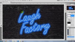 Photoshop Tutorial: NEON! How to Make TEXT into a NEON SIGN