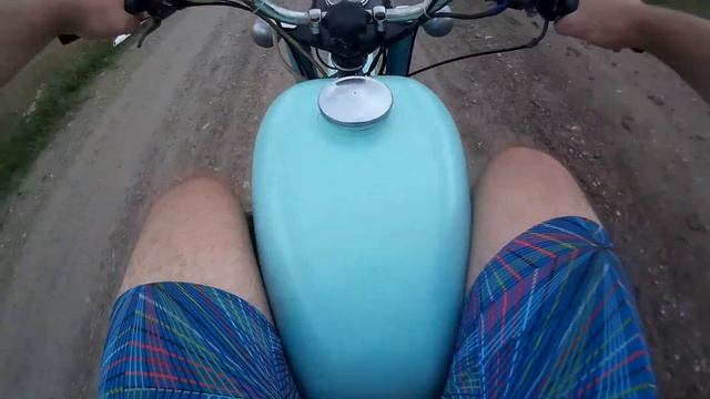 Первый продубас на ИЖ Планете 3-01! смотреть онлайн