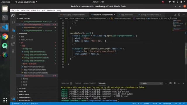 Angular 9 Tutorial For Beginners : Reusable Mat Dialog Component |  Angular 9 With Material Design