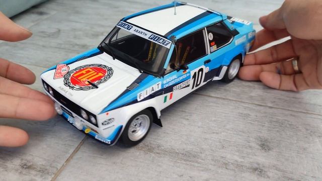 FIAT 131 ABARTH RALLY MONTE CARLO WALTER ROHRL OLIO FIAT 1:18 SCALE METAL MODEL SOLIDO UNBOXING смотреть онлайн