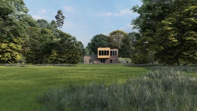 Дом-загадка. Современный дом с плоской кровлей. смотреть онлайн