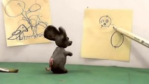 мышонок и карандаш