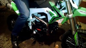 Обслуживание пит-байка BSE-125 2014 (замена масла, пропитка  воздушного фильтра, очистка  цепи)